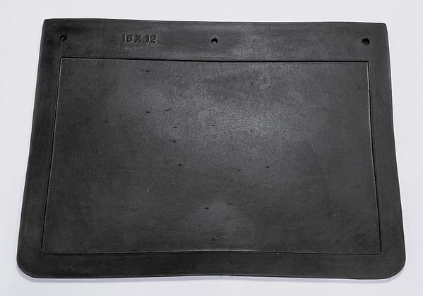 1581-1149 Rubber Mud Flap (405mm x 295mm) - Mecalac