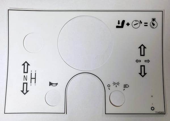 T145263 Decal Dash - Mecalac