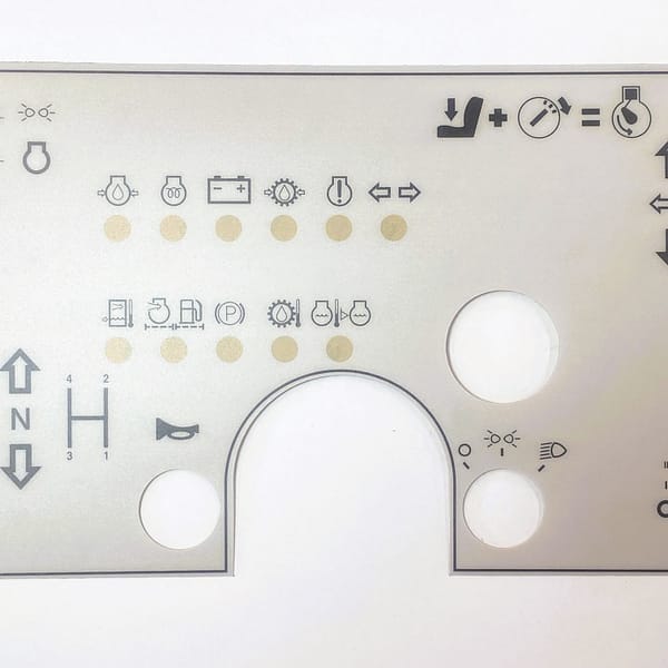 T130013 Dash Decal - Mecalac