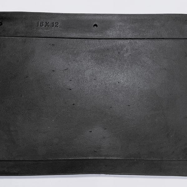 1581-1149 Rubber Mud Flap (405mm x 295mm) - Mecalac